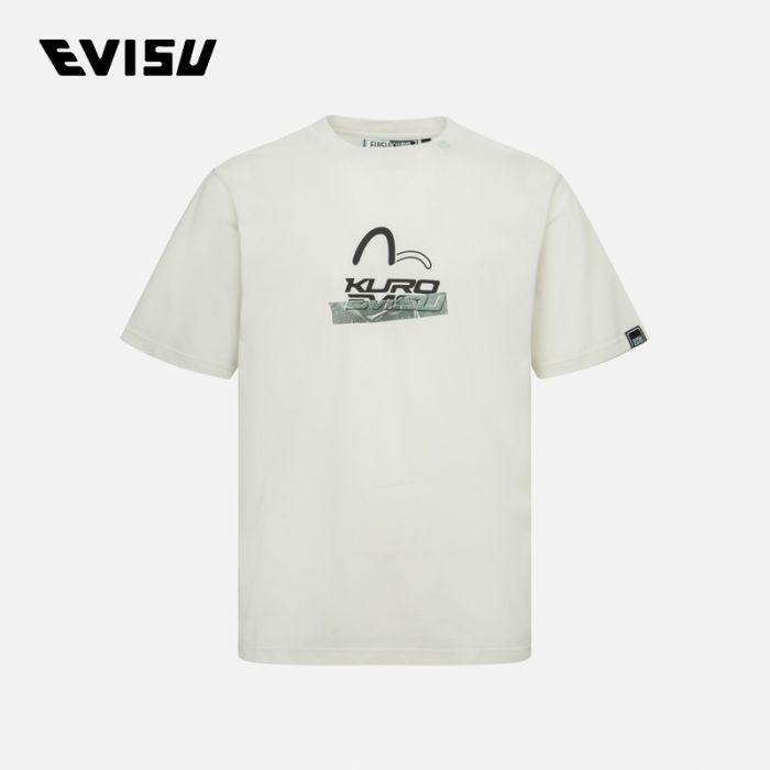 EVISU KURO 24AW男士多重印花常规版型T恤 2EAGNM4TS5166XXCTCRMX