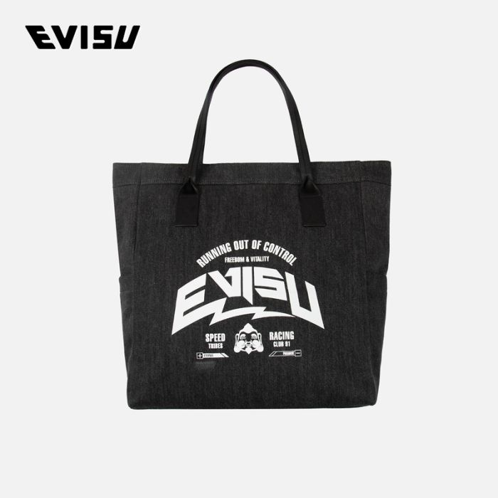 EVISU  23SS男士标志佛头海鸥手提包 2ESHTU3BG852XXCTBKMT