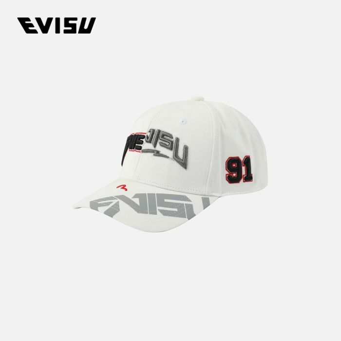 【4件7折】EVISU  23SS男士海鸥标志刺绣棒球帽 2ESHTU3HT812XXCTOWHT