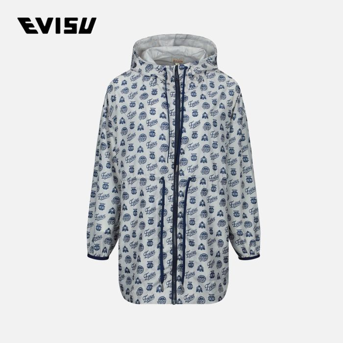 EVISU  23SS女士家花与佛头满地印花防风外套 2ESHTW3JK740FFPLKHAO